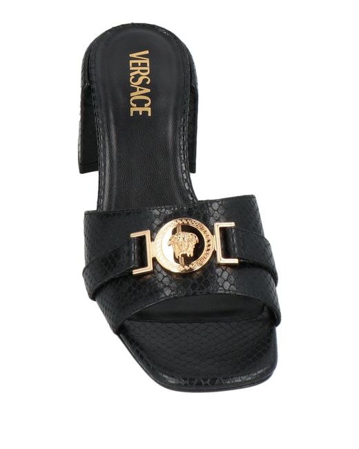 Versace Black Sandals