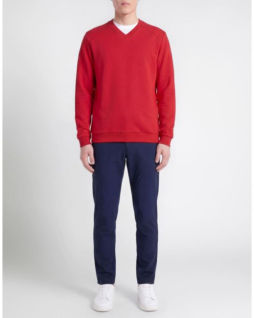 Colmar Red Sweatshirt Cotton, Polyester, Elastane for men