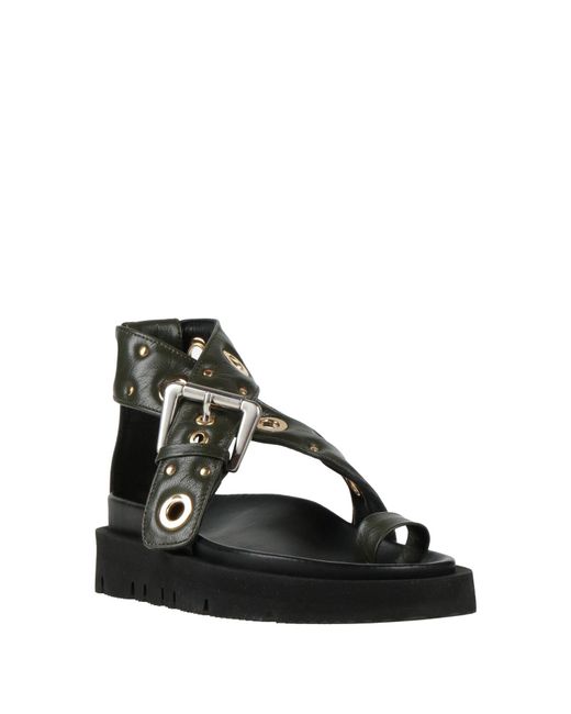 A.P.C. Black Thong Sandal