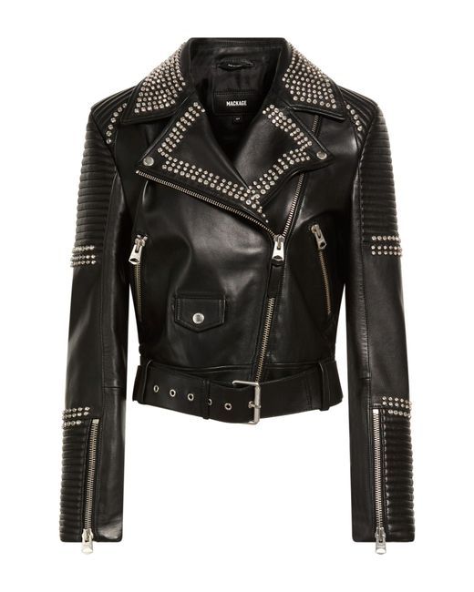 Mackage Black Jacket Lambskin
