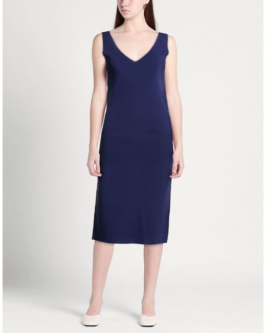 Alpha Studio Blue Midi Dresses