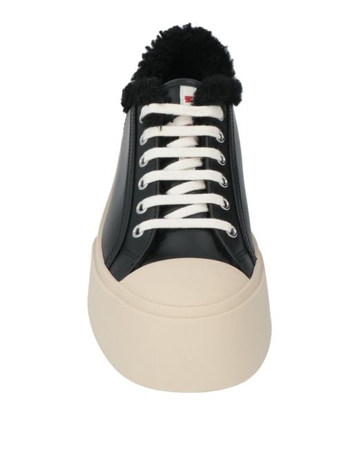 Marni Black Sneakers Leather