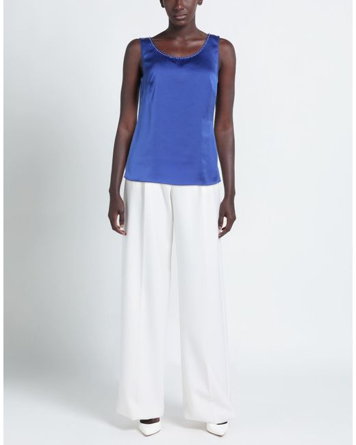 Camilla Blue Top Polyester, Elastane