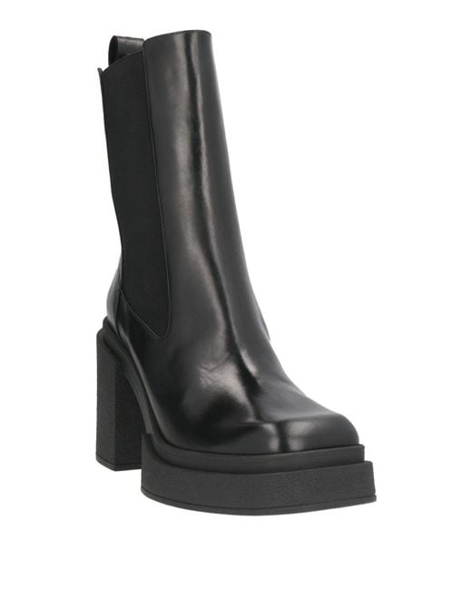 NODALETO Black Ankle Boots
