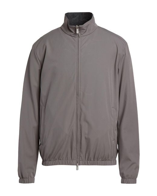 Marco Pescarolo Gray Jacket Polyamide, Elastane for men