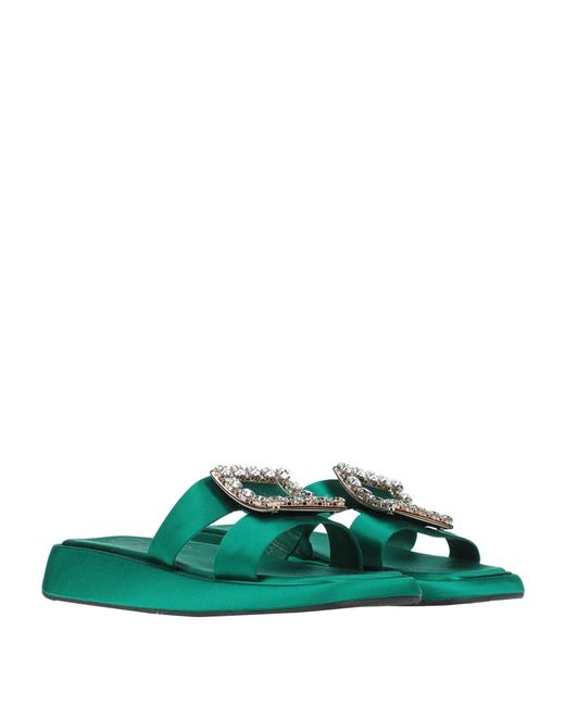 Roger Vivier Green Sandals