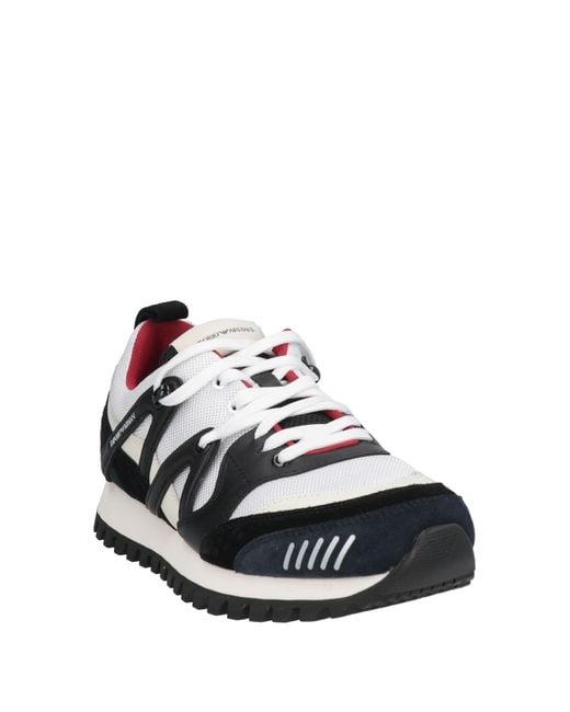 Emporio Armani Black Trainers for men