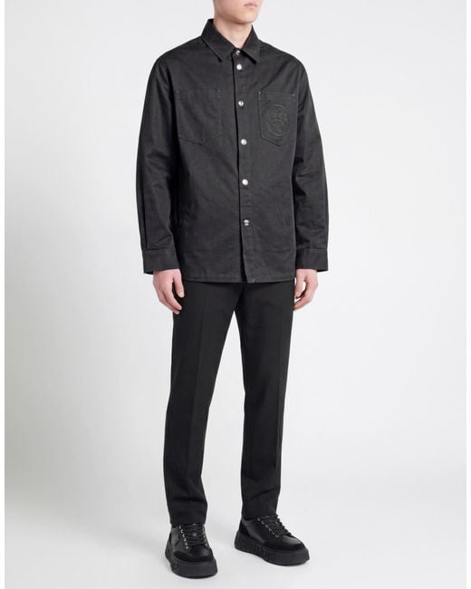 Camisa Versace de hombre de color Blue