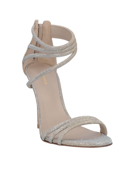 Le Silla Metallic Sandals