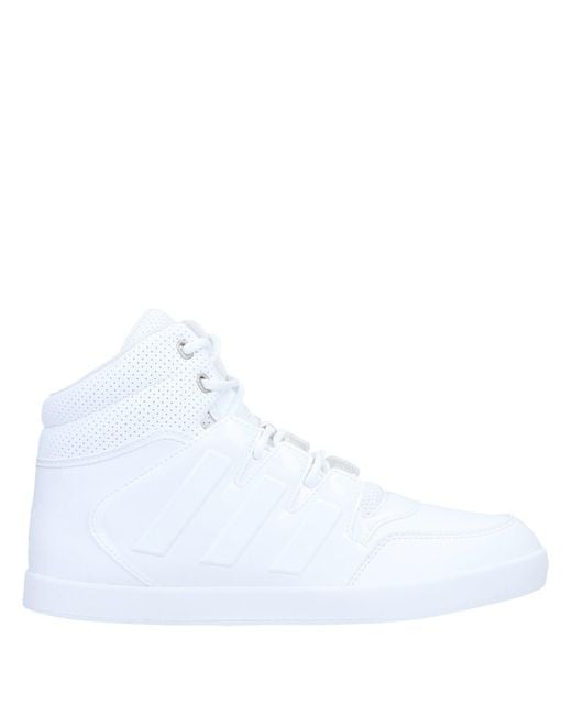 Adidas White High-tops & Sneakers for men
