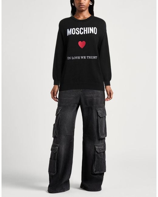 Moschino Black Pullover