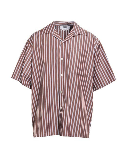 Chemise MSGM pour homme en coloris Pink