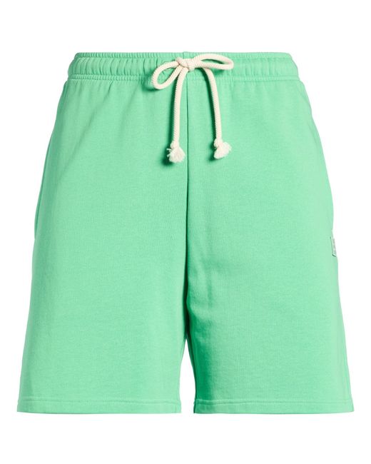 Acne Green Shorts & Bermuda Shorts Cotton