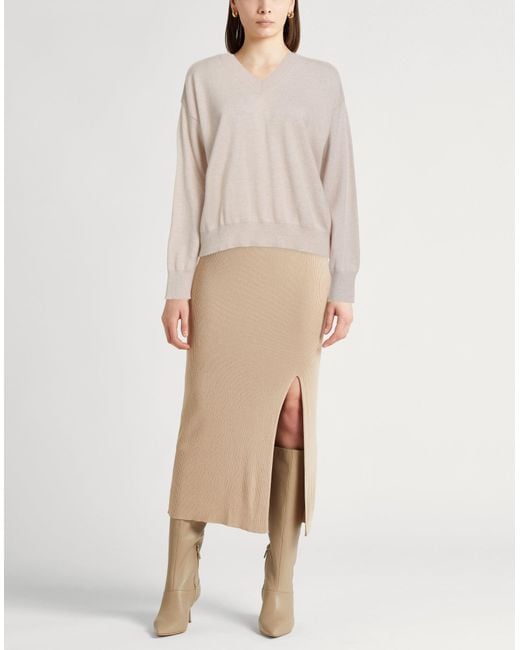 Fabiana Filippi Natural Sweater Cashmere, Ecobrass