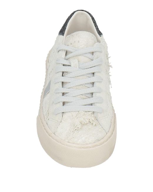 Date White Light Sneakers Leather