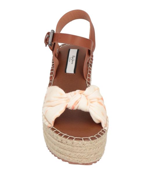 Pepe Jeans Brown Espadrilles