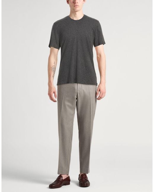 Majestic Filatures Gray T-Shirt for men