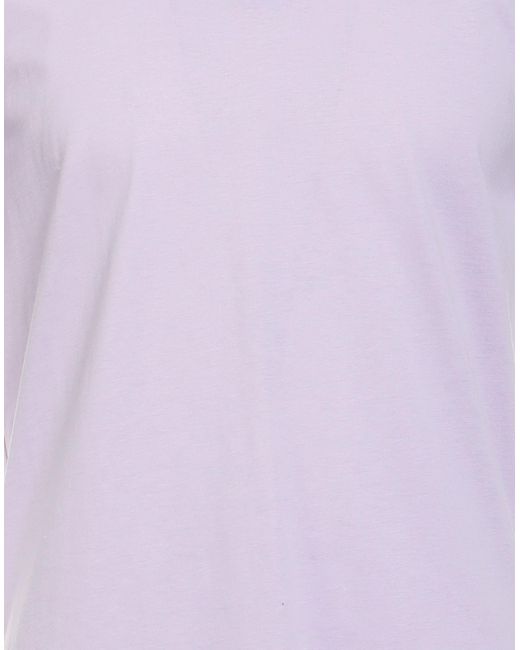 Grey Daniele Alessandrini Purple Polo Shirt for men