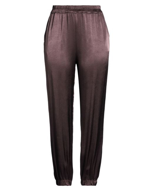 Manila Grace Purple Pants Viscose
