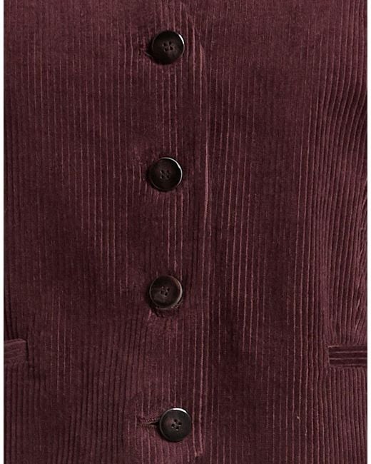 Alysi Purple Waistcoat