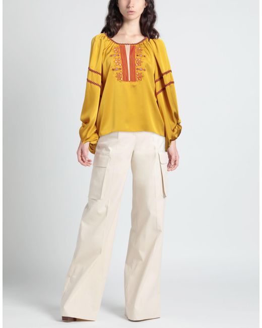 Top Dahlo en coloris Yellow