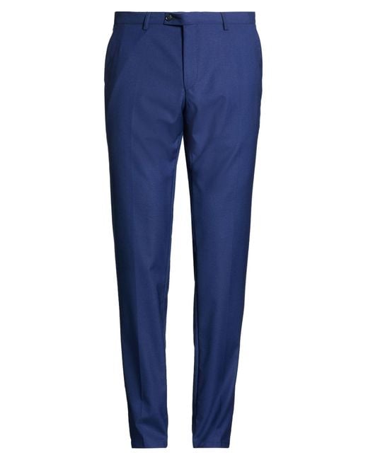 DIGEL Blue Pants Polyester, Viscose, Elastane for men