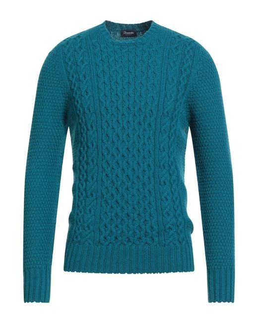 Drumohr Blue Jumper for men