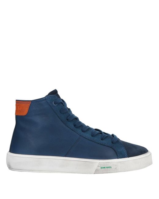 diesel blue trainers