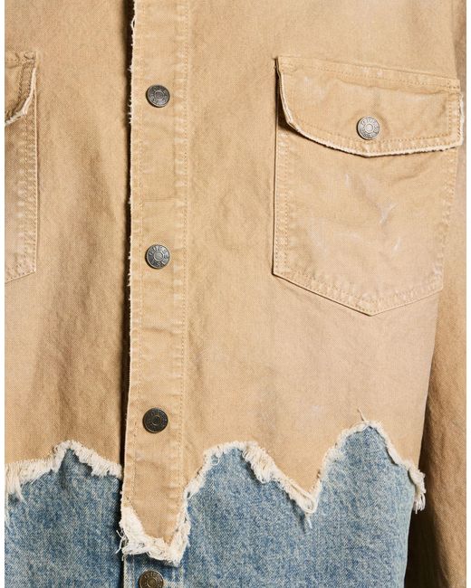 Guess Blue Jacket Cotton, Hemp for men