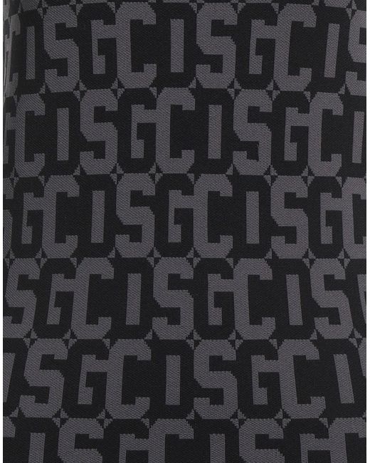 Gcds Black Mini Dress Polyamide