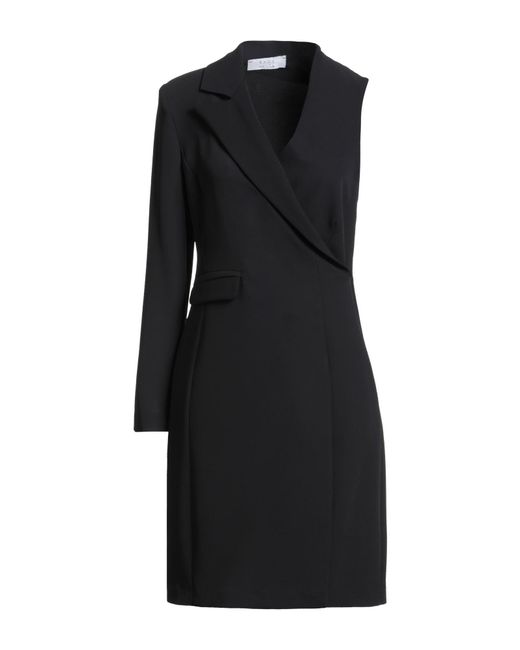 Kaos Black Mini Dress Polyester