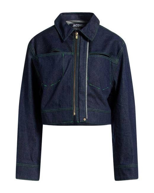 Jacquemus Blue Le Papier Denim Outerwear Organic Cotton