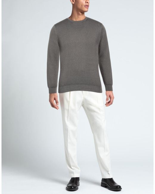FILIPPO DE LAURENTIIS Gray Sweater for men