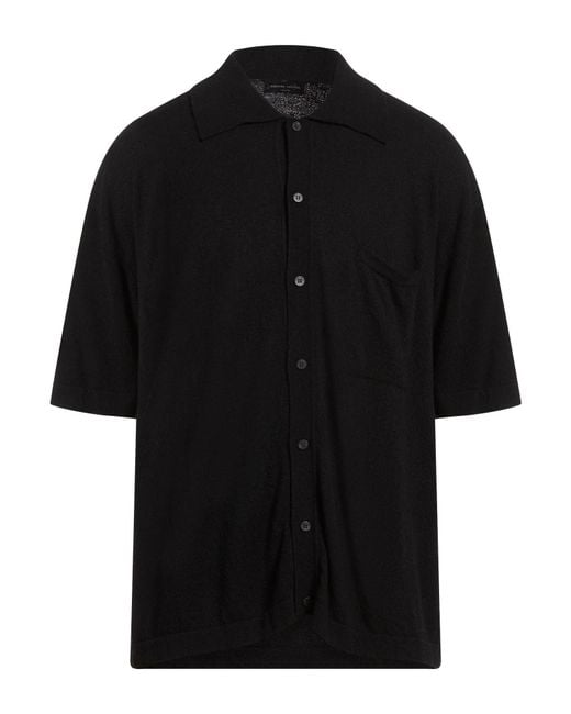 Roberto Collina Black Shirts for men