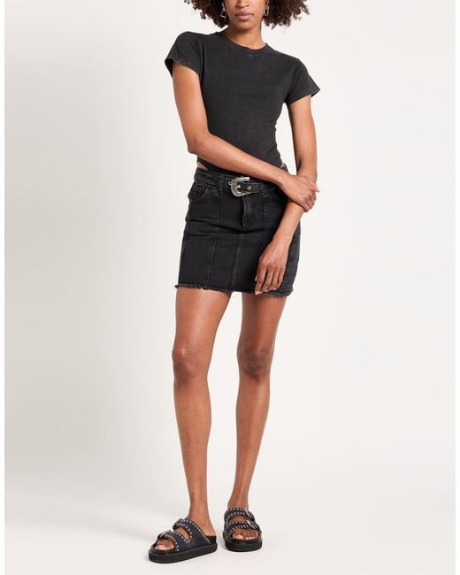 Aries Black Charcoal Bodysuit Cotton