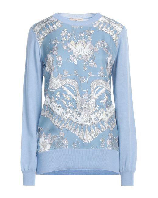 Emilio Pucci Blue Sweater