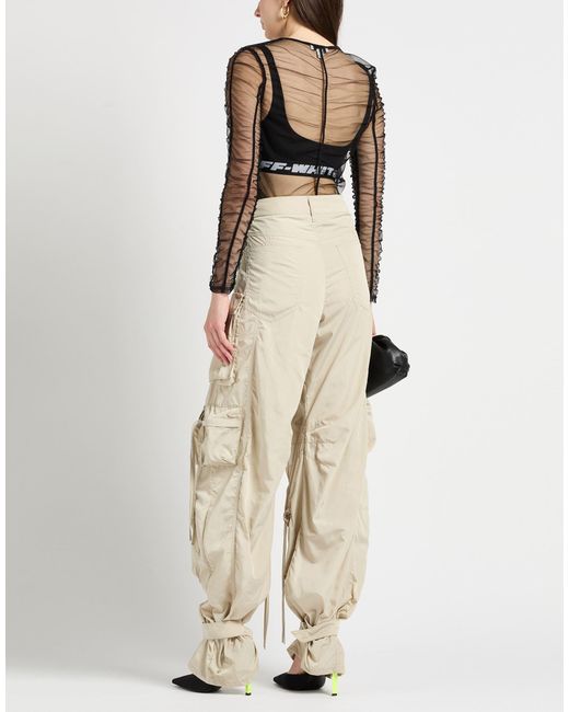 The Attico White Pants Polyester
