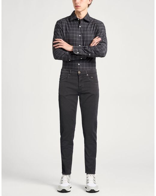 Siviglia Gray Pants Cotton, Modal, Elastane for men