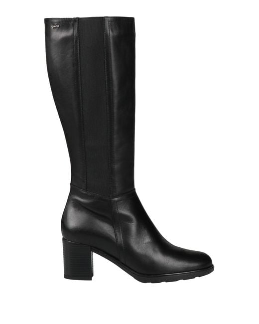 Igi&co Black Boot Calfskin