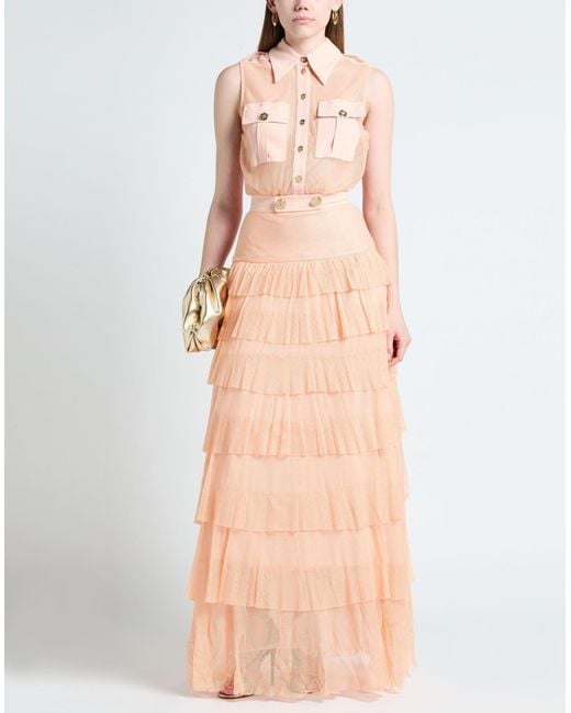 Elisabetta Franchi Pink Maxi Dress