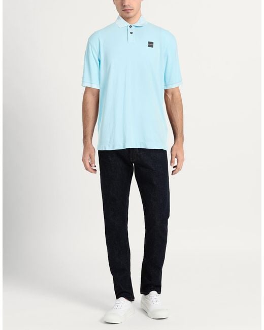 OUTHERE Blue Polo Shirts for men