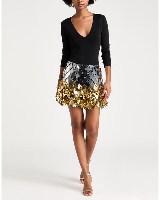 Rabanne Metallic Mini Skirt