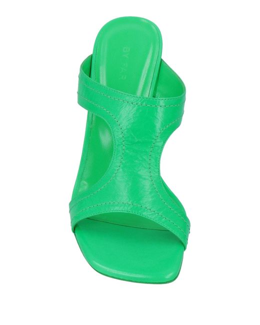 By Far Green Sandals