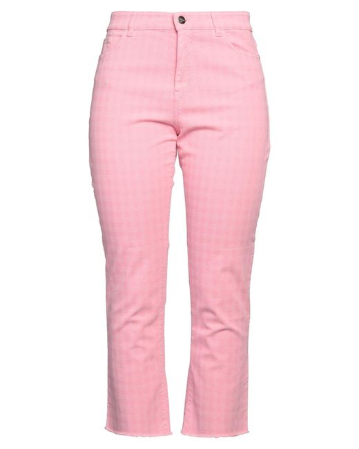 Marc Cain Pink Jeans Cotton, Elastane