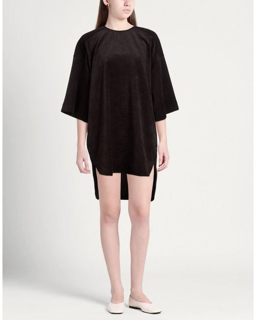 8pm Black Mini Dress Polyester, Nylon, Elastane