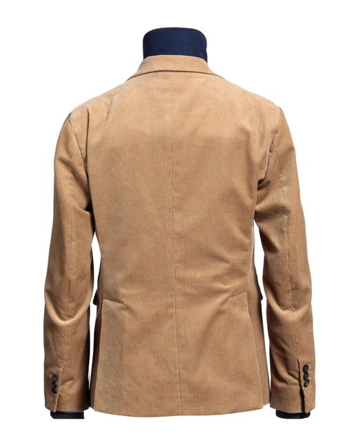 DSquared² Brown Sand Blazer Cotton, Polyester for men