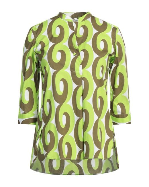 Caliban Green Top Cotton, Elastane