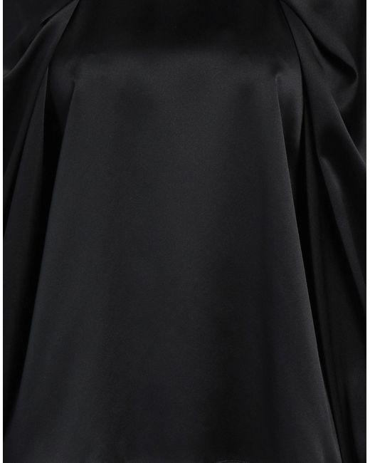 Max Mara Black Top Silk