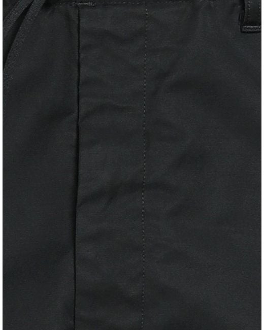 OFF GRID Black Pants Cotton, Polyamide for men