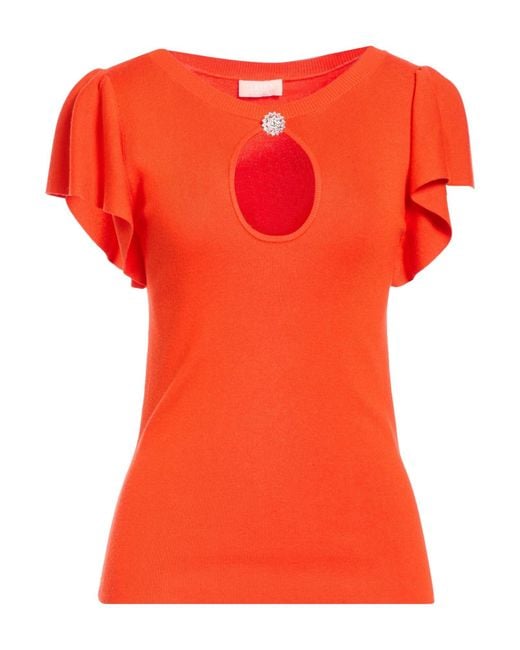 Liu Jo Orange Sweaters